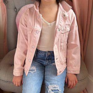 Zara pink jean jacket